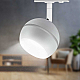Трековый светильник однофазный ЭРА Round TR47-GX53 WH Б0054155