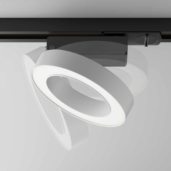 Трековый светильник Maytoni Technical Rim TR044-1-12W4K-W Трековый светильник Maytoni Technical Rim TR044-1-12W4K-W