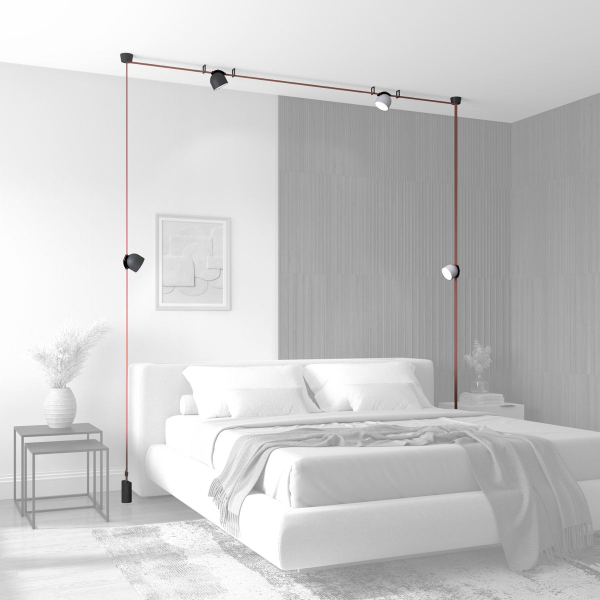 Трековый светильник Denkirs BELTY SPOT DK5542-WH+BK