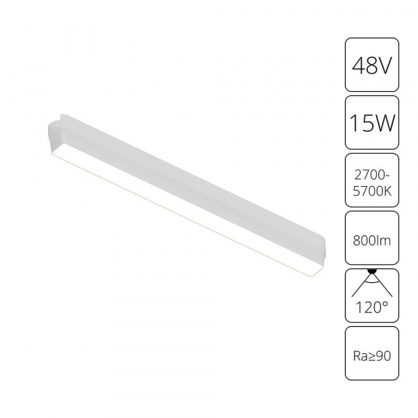 Трековый светодиодный светильник Arte Lamp Rapid A2968PL-1WH Трековый светодиодный светильник Arte Lamp Rapid A2968PL-1WH