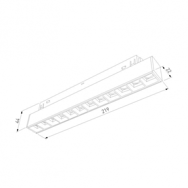 Трековый светодиодный светильник Elektrostandard Slim Magnetic 85005/01 a057193 Трековый светодиодный светильник Elektrostandard Slim Magnetic 85005/01 a057193