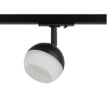 Трековый светильник однофазный ЭРА Round TR46-GX53 BK Б0054153