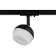 Трековый светильник однофазный ЭРА Round TR46-GX53 BK Б0054153