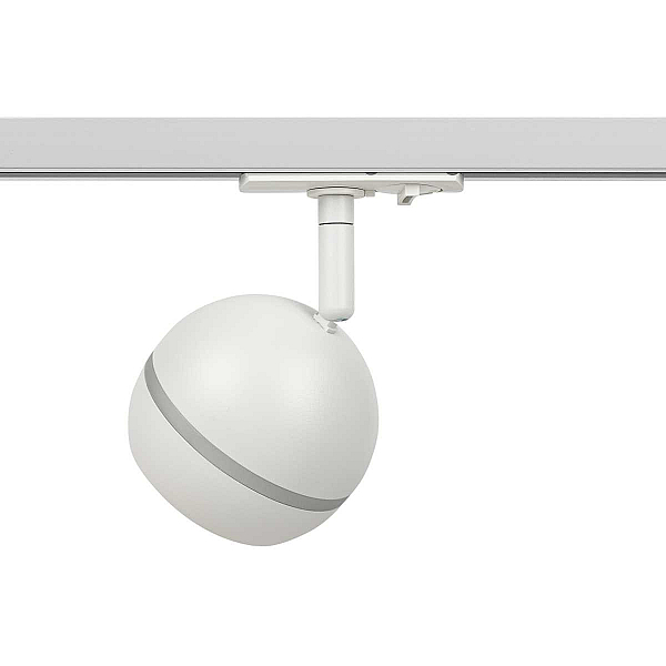 Трековый светильник однофазный ЭРА Round TR47-GX53 WH Б0054155