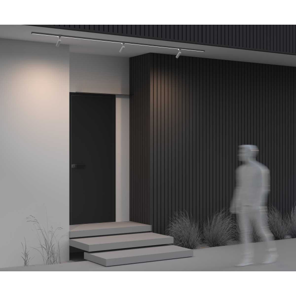 Уличный трековый светильник Maytoni Outdoor Elasity IP Focus Led O-TR01-1-S-8WW3K