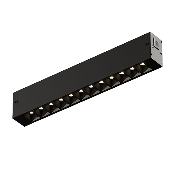 Трековый светодиодный светильник Denkirs Simple Grill DK8201-BK