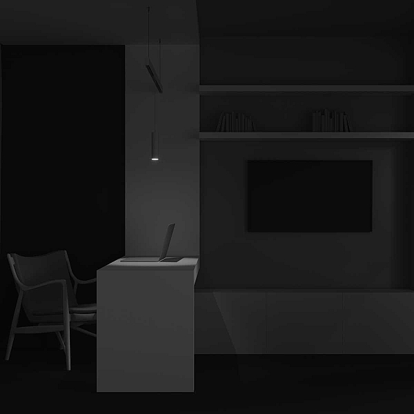 Трековый подвесной светильник Voltega Эксилайт / Exilight VGL041-2-12W3K-W