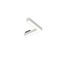 Трековый светодиодный светильник 6063 TrackLine Fold Angle (ral9003/200mm/200mm/LT70 — 4K/12W/120deg) 0625203