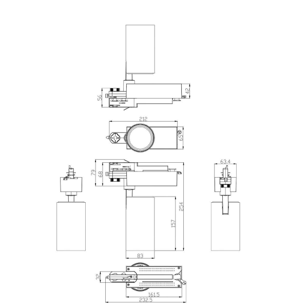 Трековый светодиодный светильник ЭРА SТR-30-36-30K-W30 Б0049773 Трековый светодиодный светильник ЭРА SТR-30-36-30K-W30 Б0049773