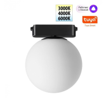 Трековый смарт-светильник Novotech для низковольтного шинопровода с двумя режимами работы IP20 LED 6W 24V 3000-6000K EASY 359478