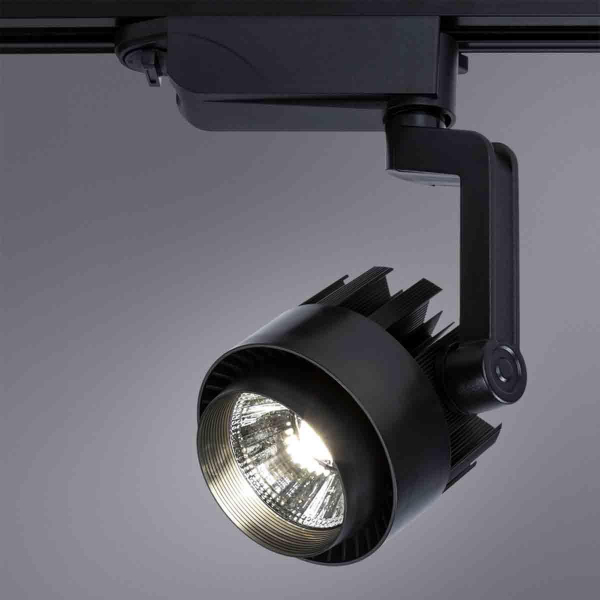 Трековый светодиодный светильник Arte Lamp Vigile A1620PL-1BK Трековый светодиодный светильник Arte Lamp Vigile A1620PL-1BK