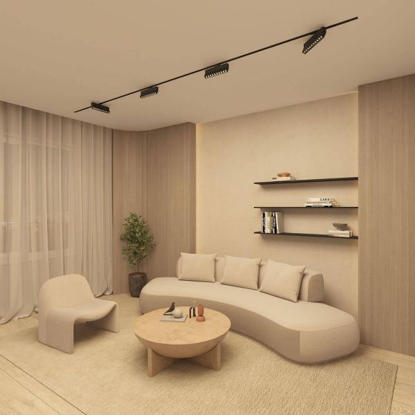 Трековый светодиодный светильник Denkirs Edder DK6636-BK Трековый светодиодный светильник Denkirs Edder DK6636-BK