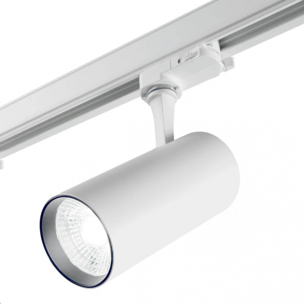 Трековый светодиодный светильник Ideal Lux Fox 08W CRI80 41 3000K WH 250410 Трековый светодиодный светильник Ideal Lux Fox 08W CRI80 41 3000K WH 250410