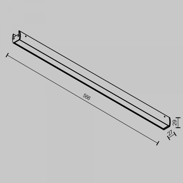 Трековый светильник Maytoni Technical TR161-1-25W3K-B Трековый светильник Maytoni Technical TR161-1-25W3K-B