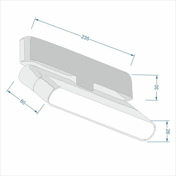 Трековый поворотный светильник ZZOK Nemo 12W Smart White NRL12-WH-S Трековый поворотный светильник ZZOK Nemo 12W Smart White NRL12-WH-S