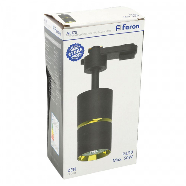 Трековый светильник Feron Zen AL178 48703 Трековый светильник Feron Zen AL178 48703