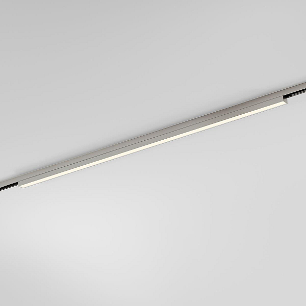Трековый светильник 24W 3000K никель Elektrostandard 85527/01_система Лайн a072702