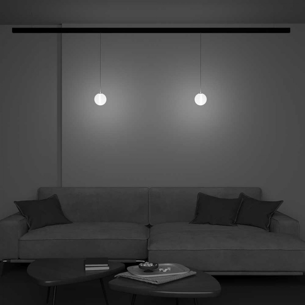 Трековый светодиодный светильник Maytoni Technical Luna TR039-2-5W3K Трековый светодиодный светильник Maytoni Technical Luna TR039-2-5W3K