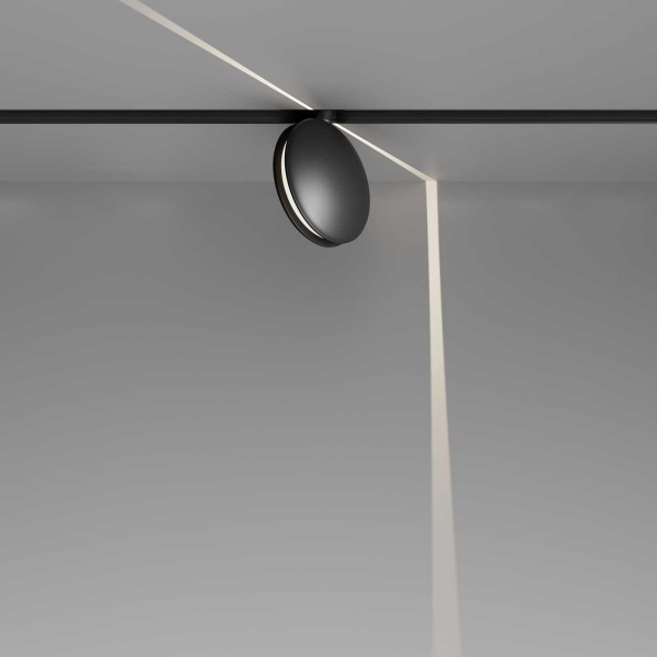 Трековый светодиодный светильник Maytoni Technical Magnetic Exility Outline TR090-2-6W4K-B Трековый светодиодный светильник Maytoni Technical Magnetic Exility Outline TR090-2-6W4K-B