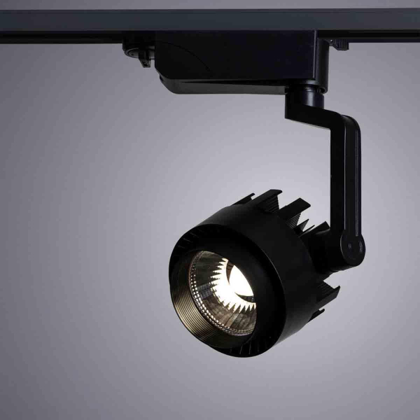 Трековый светодиодный светильник Arte Lamp Vigile A1610PL-1BK Трековый светодиодный светильник Arte Lamp Vigile A1610PL-1BK