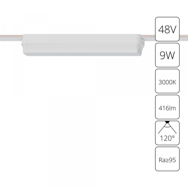 Трековый светодиодный светильник Arte Lamp Rapid A1153PL-1WH Трековый светодиодный светильник Arte Lamp Rapid A1153PL-1WH