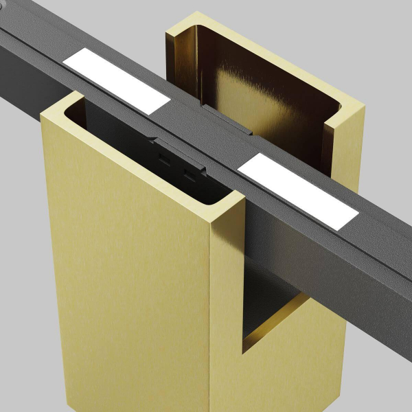 Трековый светодиодный светильник Maytoni Technical Magnetic Exility Alfa TR121-2-7W3K-BS Трековый светодиодный светильник Maytoni Technical Magnetic Exility Alfa TR121-2-7W3K-BS