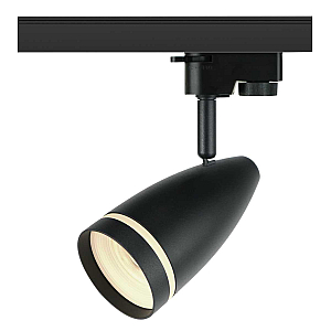 Трековый светильник однофазный ЭРА Taper TR49-GU10 BK Б0054162