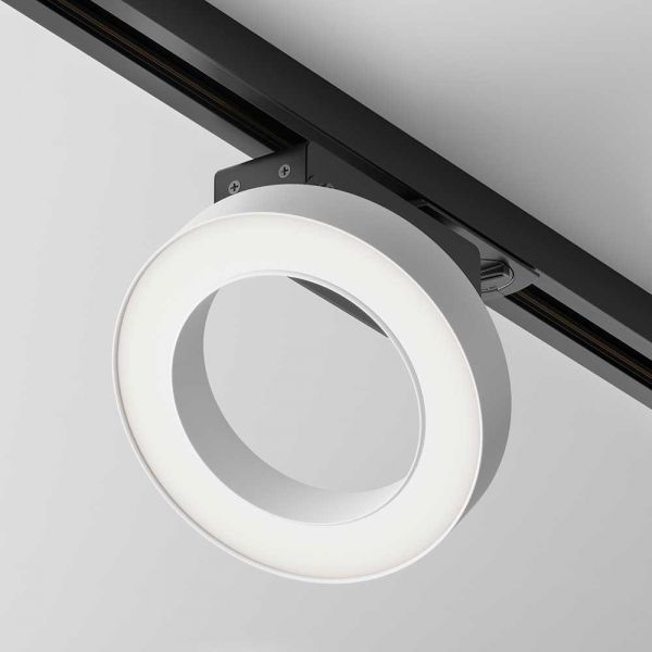 Трековый светильник Maytoni Technical Rim TR044-1-12W4K-W Трековый светильник Maytoni Technical Rim TR044-1-12W4K-W