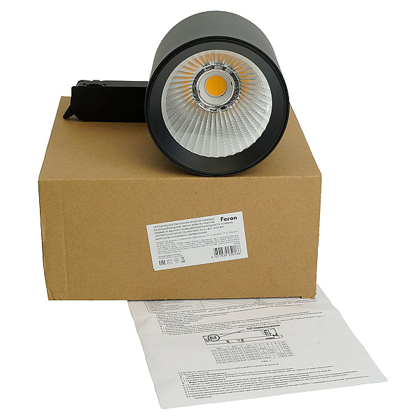 Трековый светодиодный светильник Feron TR Reflex 52059