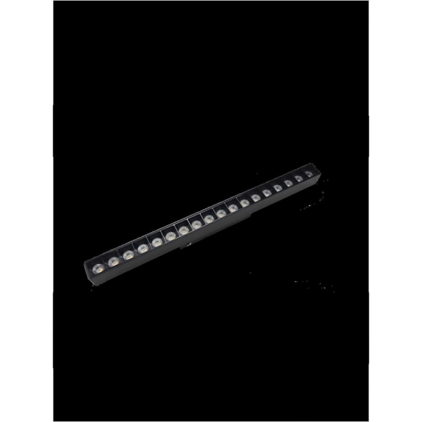 Трековый линейный светильник направленного света Hesby Lighting ElDeko 325мм-4000К, 18Вт, черный HSBL_0149 Трековый линейный светильник направленного света Hesby Lighting ElDeko 325мм-4000К, 18Вт, черный HSBL_0149