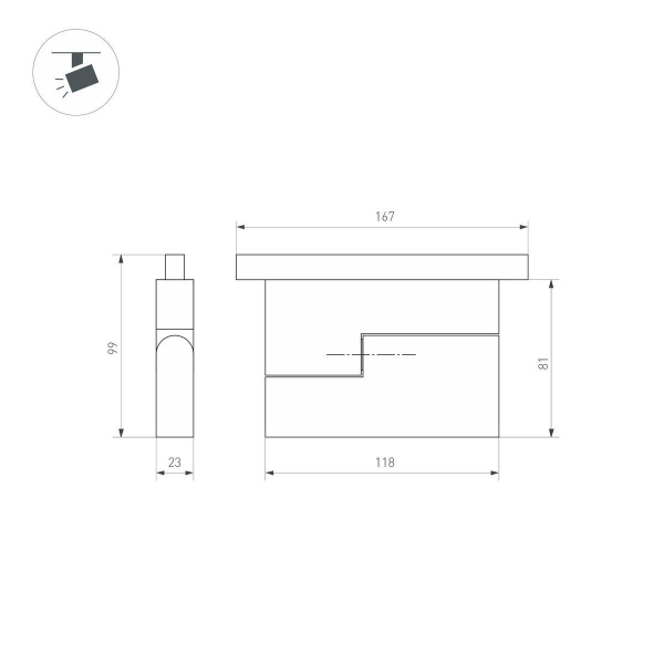 Трековый светодиодный светильник Arlight Mag-Orient-Flat-Fold-S195-6W Day4000 034658(1) Трековый светодиодный светильник Arlight Mag-Orient-Flat-Fold-S195-6W Day4000 034658(1)