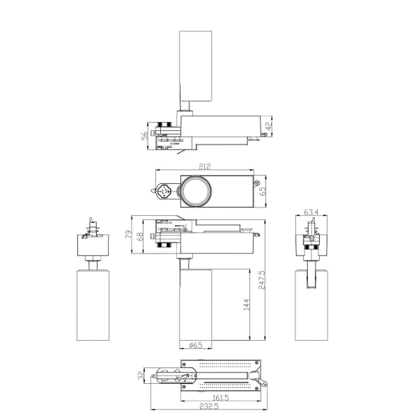 Трековый светодиодный светильник ЭРА SТR-30-36-30K-W20 Б0049772 Трековый светодиодный светильник ЭРА SТR-30-36-30K-W20 Б0049772