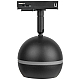 Трековый светильник однофазный ЭРА Round TR47-GX53 BK Б0054156