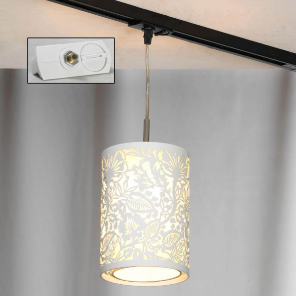 Трековый светильник однофазный Lussole Track Lights LSF-2306-01-TAW Трековый светильник однофазный Lussole Track Lights LSF-2306-01-TAW
