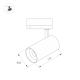 Трековый светодиодный светильник Arlight LGD-SPOT-2TR-R45-7W Warm3000 (GD, 24 deg, 230V) 042541