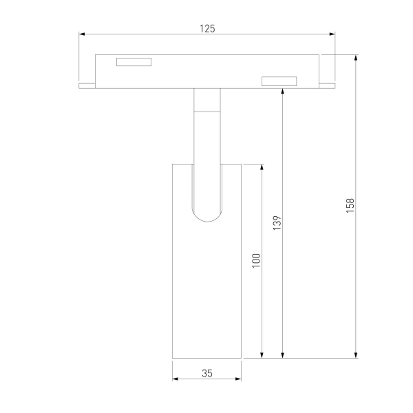 Трековый светодиодный светильник Elektrostandard Slim Magnetic Dim Cubo 85070/01 черный a063530