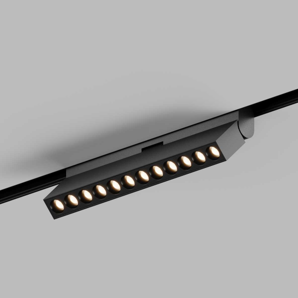 Трековый линейный светильник направленного света Hesby Lighting ElDeko 12Вт-3000К, чёрный HSBL_0085 Трековый линейный светильник направленного света Hesby Lighting ElDeko 12Вт-3000К, чёрный HSBL_0085