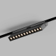 Трековый линейный светильник направленного света Hesby Lighting ElDeko 12Вт-3000К, чёрный HSBL_0085
