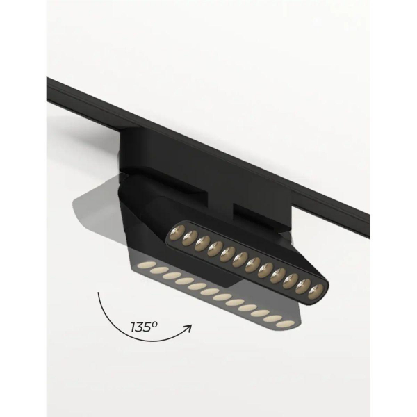 Трековый поворотный светильник ZZOK Nemo 12W Smart Black NRL12-BK-S Трековый поворотный светильник ZZOK Nemo 12W Smart Black NRL12-BK-S