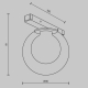 Трековый светильник Maytoni Technical TR181-1-4WTW-B