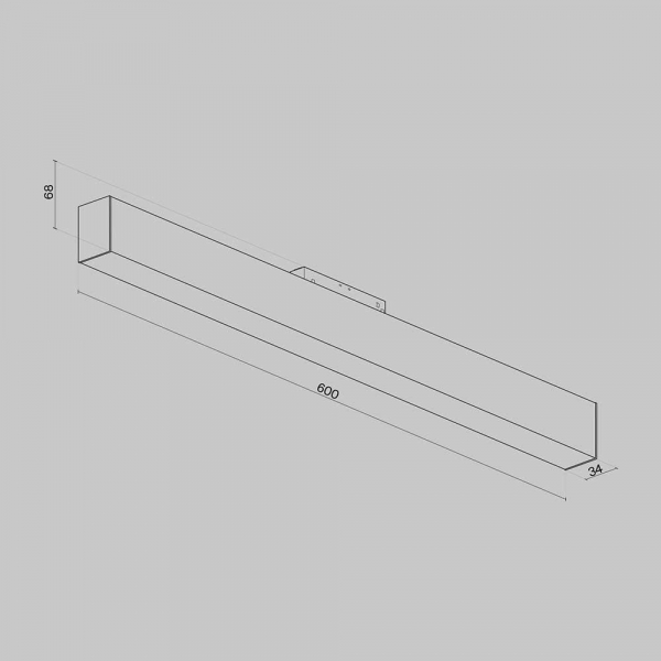 Трековый светодиодный светильник для магнитного шинопровода Maytoni Technical Basis TR012-2-20W4K-W Трековый светодиодный светильник для магнитного шинопровода Maytoni Technical Basis TR012-2-20W4K-W