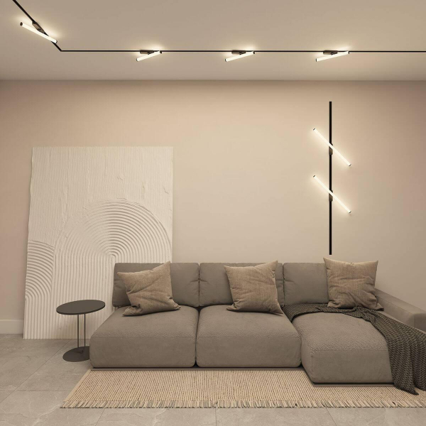 Трековый светодиодный светильник Denkirs Strom DK6448-BK Трековый светодиодный светильник Denkirs Strom DK6448-BK