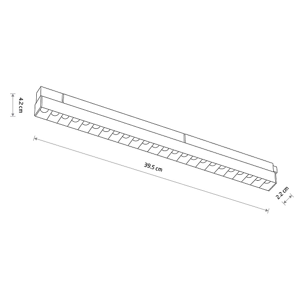 Трековый магнитный светильник Nowodvorski Focus Led White 11631