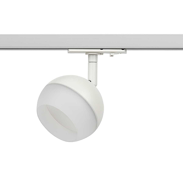 Трековый светильник однофазный ЭРА Round TR46-GX53 WH Б0054152
