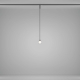 Трековый подвесной светильник Maytoni Technical TR181PL-1-4WTW-B