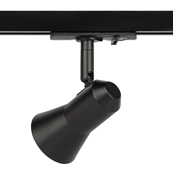 Трековый светильник однофазный ЭРА Taper TR37-GU10 BK Б0053304