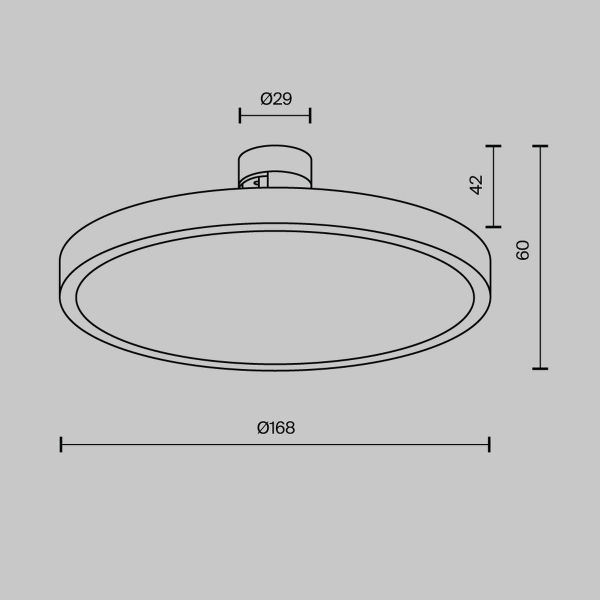 Трековый светодиодный светильник Maytoni Flarity Plato TR153-1-10W4K-B Трековый светодиодный светильник Maytoni Flarity Plato TR153-1-10W4K-B