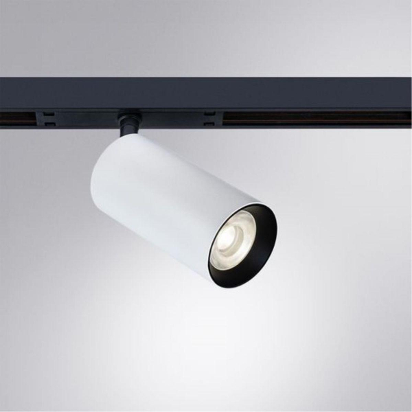 Трековый светодиодный светильник Arte Lamp Optima A7261PL-1WH Трековый светодиодный светильник Arte Lamp Optima A7261PL-1WH