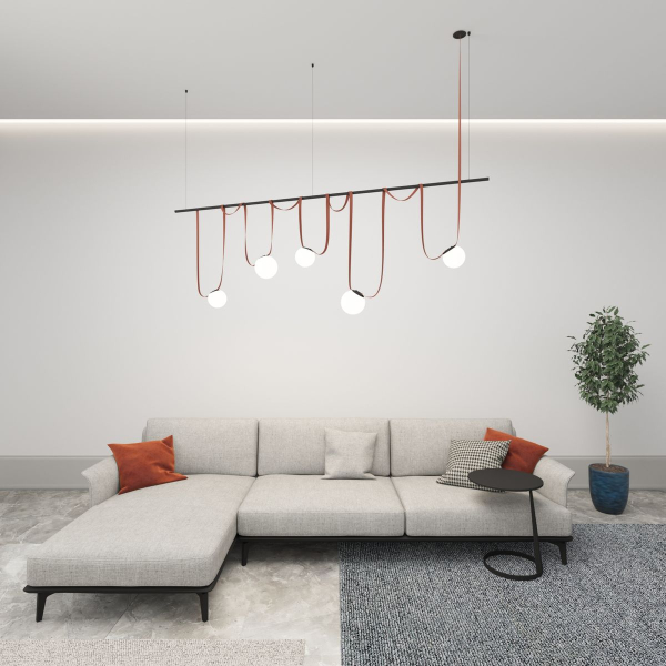 Трековый светильник Denkirs BELTY ORB DK5552-BK