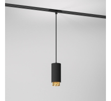 Подвесной трековый светильник Elektrostandard Nubis GU10 85021/01 черный/золото a064794